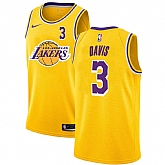 Lakers 3 Anthony Davis Yellow 2020-2021 New City Edition Nike Swingman Jerseys Dyin,baseball caps,new era cap wholesale,wholesale hats